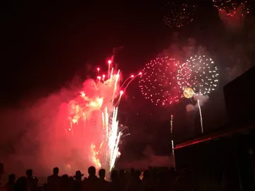 Fuegos artificiales en San Fermín Fuegos artificiales en San Fermín