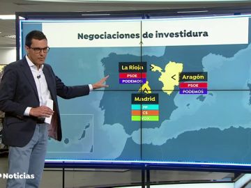 Otros gobiernos autonómicos cuyas investiduras está aún en el aire