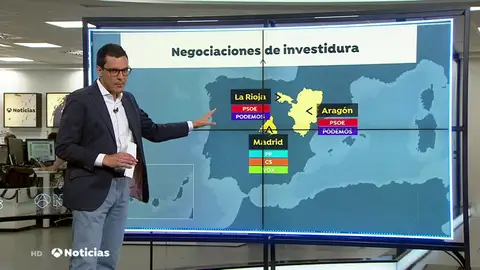 Otros gobiernos autonómicos cuyas investiduras está aún en el aire Otros gobiernos autonómicos cuyas investiduras está aún en el aire