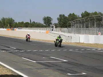 La recta de meta del circuito de Catalunya La recta de meta del circuito de Catalunya