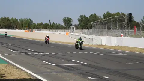 La recta de meta del circuito de Catalunya La recta de meta del circuito de Catalunya