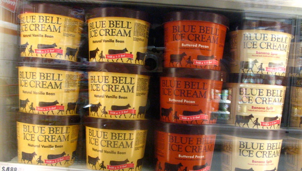 Helados en un supermercado