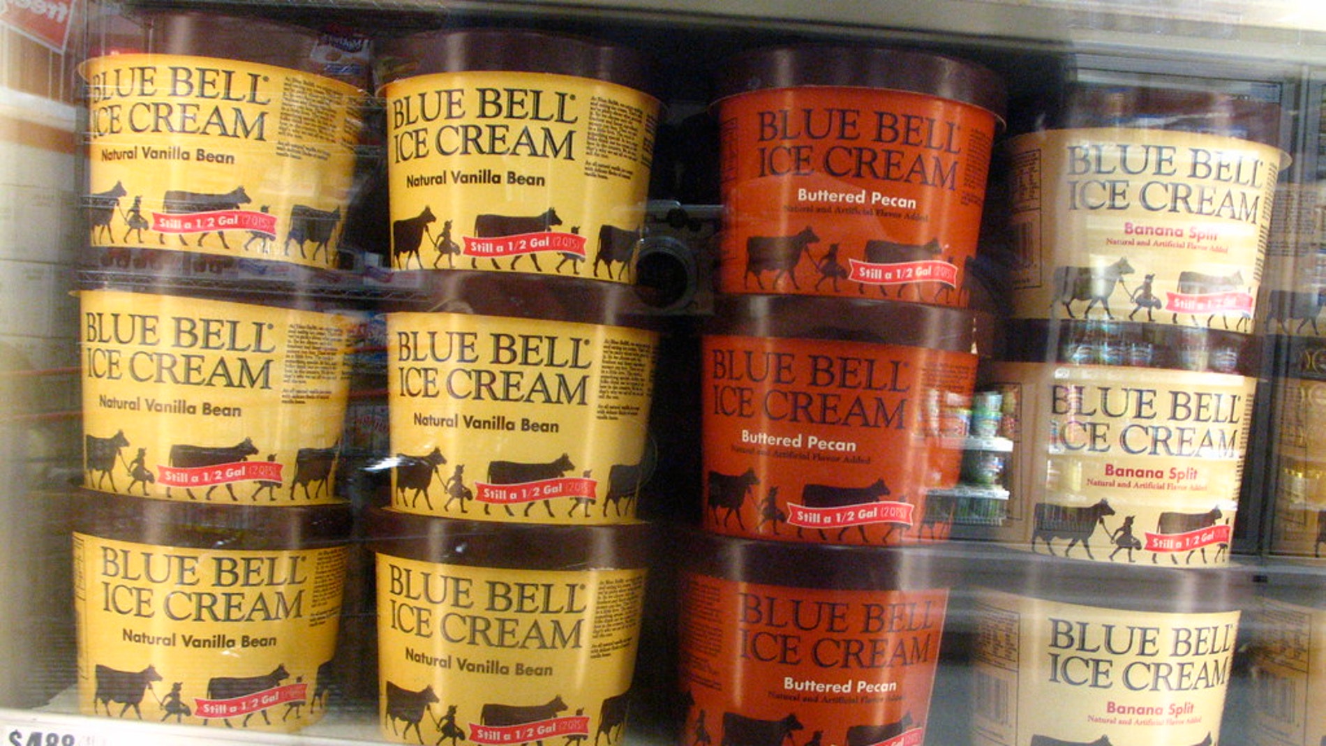 Helados en un supermercado