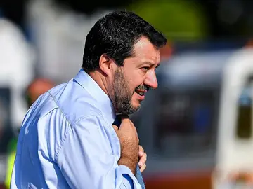 El ministro italiano del Interior, Matteo Salvini El ministro italiano del Interior, Matteo Salvini