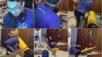 ¡De locos!: un conocido youtuber, a punto de agredir a su madre en pleno directo