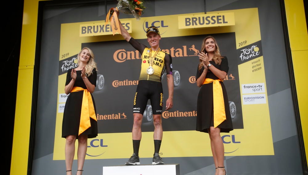 Mike Teunissen ganador de la primera etapa del Tour de Francia 2019