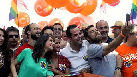 Ciudadanos, en la manifestación del Orgullo en Madrid Ciudadanos, en la manifestación del Orgullo en Madrid