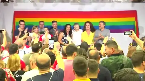 El ministro Marlaska defiende los derechos del colectivo LGTBI al ritmo de 'I will survive' El ministro Marlaska defiende los derechos del colectivo LGTBI al ritmo de 'I will survive'