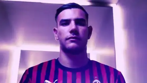 Theo Hernández, con el Milan Theo Hernández, con el Milan