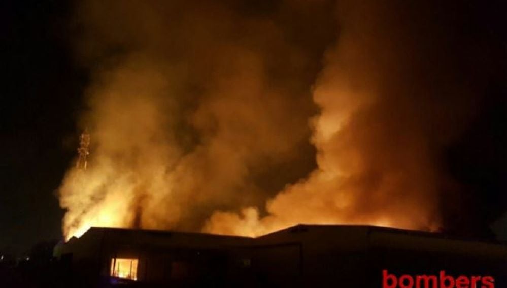 Incendio en la empresa química MIASA, en Tarragona