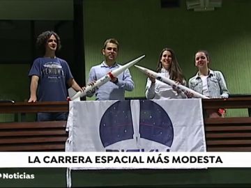 Un grupo de estudiantes de Bilbao quiere ser el primero de universitarios en lanzar un cohete al espacio