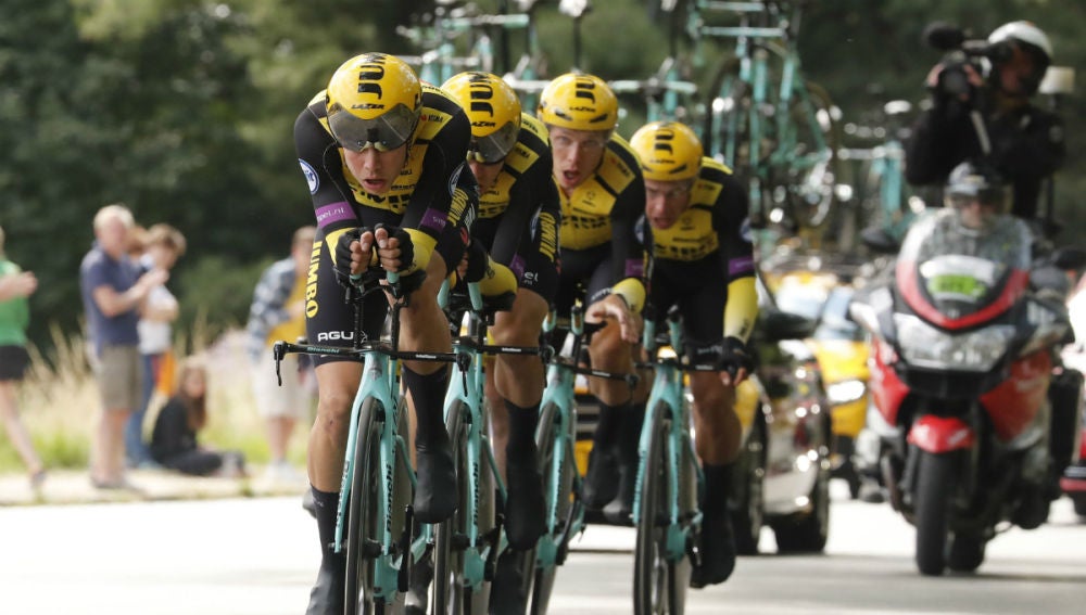 El equipo Jumbo, en el Tour