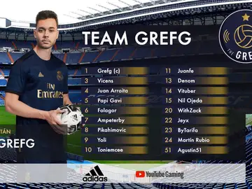 Partido entre youtubers en el Bernabéu Partido entre youtubers en el Bernabéu
