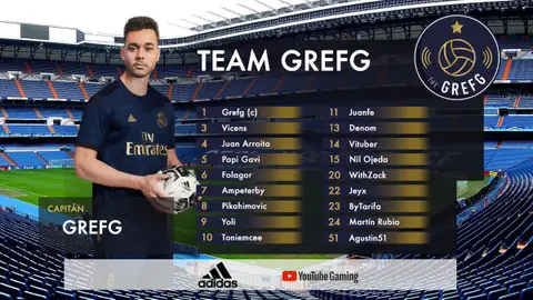 Partido entre youtubers en el Bernabéu Partido entre youtubers en el Bernabéu