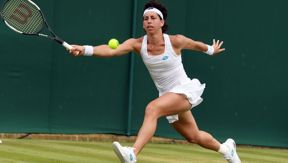 Carla Suárez en Wimbledon 2019