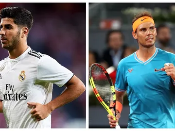 Marco Asensio y Rafael Nadal Marco Asensio y Rafael Nadal