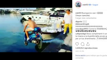 El vídeo que Balotelli compartió en Instagram