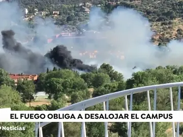Un incendio en Toledo obliga a cambiar la ubicación de una graduación universitaria Un incendio en Toledo obliga a cambiar la ubicación de una graduación universitaria