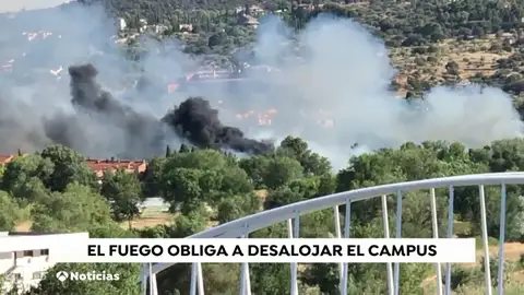 Un incendio en Toledo obliga a cambiar la ubicación de una graduación universitaria Un incendio en Toledo obliga a cambiar la ubicación de una graduación universitaria