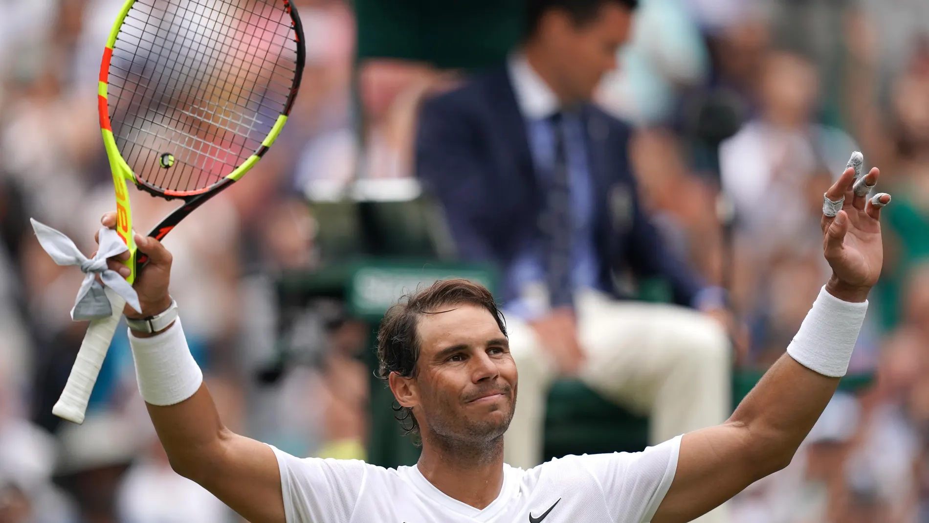 Rafa Nadal busca su pase a cuartos en Wimbledon Rafa Nadal busca su pase a cuartos en Wimbledon