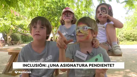 Un campamento de verano fomenta la inclusión entre niños con discapacidad Un campamento de verano fomenta la inclusión entre niños con discapacidad