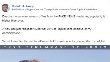 Anuncio Fake de la campaña publicitaria de Donald Trump