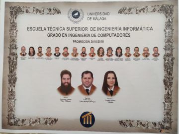 Orla de graduación de la Universidad de Málaga