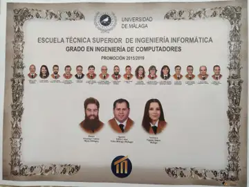 Orla de graduación de la Universidad de Málaga Orla de graduación de la Universidad de Málaga