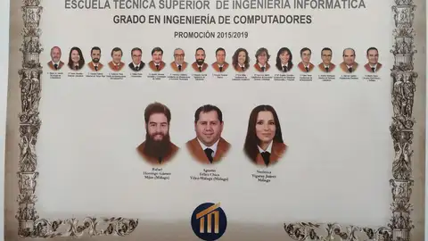 Orla de graduación de la Universidad de Málaga Orla de graduación de la Universidad de Málaga