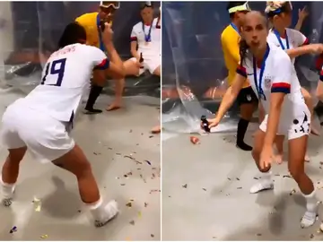El sensual baile de la goleadora Alex Morgan que está reventando las redes sociales El sensual baile de la goleadora Alex Morgan que está reventando las redes sociales