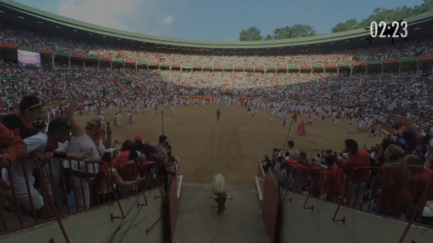 Vídeo del segundo encierro de San Fermín Vídeo del segundo encierro de San Fermín