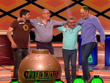 'Los Lobos' ganan 6.689.700 en el bote de 'Boom' 'Los Lobos' ganan 6.689.700 en el bote de 'Boom'