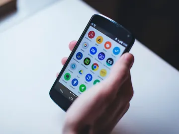 Móvil con apps Android Móvil con apps Android