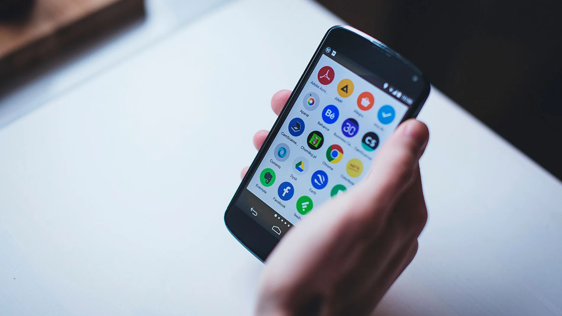 Móvil con apps Android Móvil con apps Android
