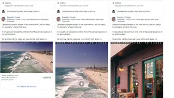 Anuncios fake en la campaña de Donald Trump Anuncios fake en la campaña de Donald Trump
