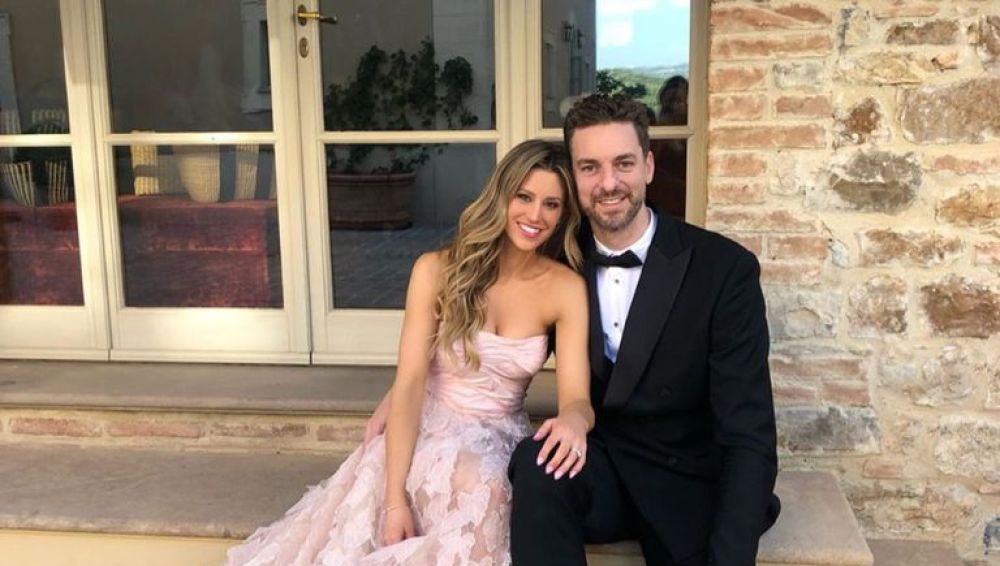 Catherine McDonnell y Pau Gasol 