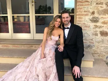 Catherine McDonnell y Pau Gasol Catherine McDonnell y Pau Gasol