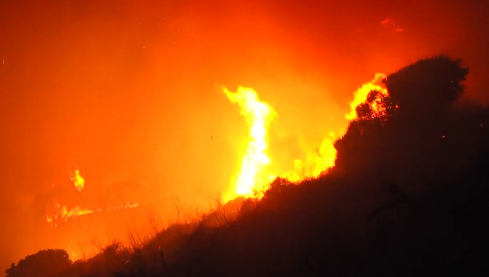 Ceuta pide medios aéreos para intentar controlar el incendio forestal