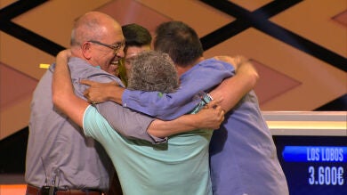 La emotiva reacción de 'Los Lobos' tras ganar en '¡Boom!' el mayor premio de la historia de la televisión