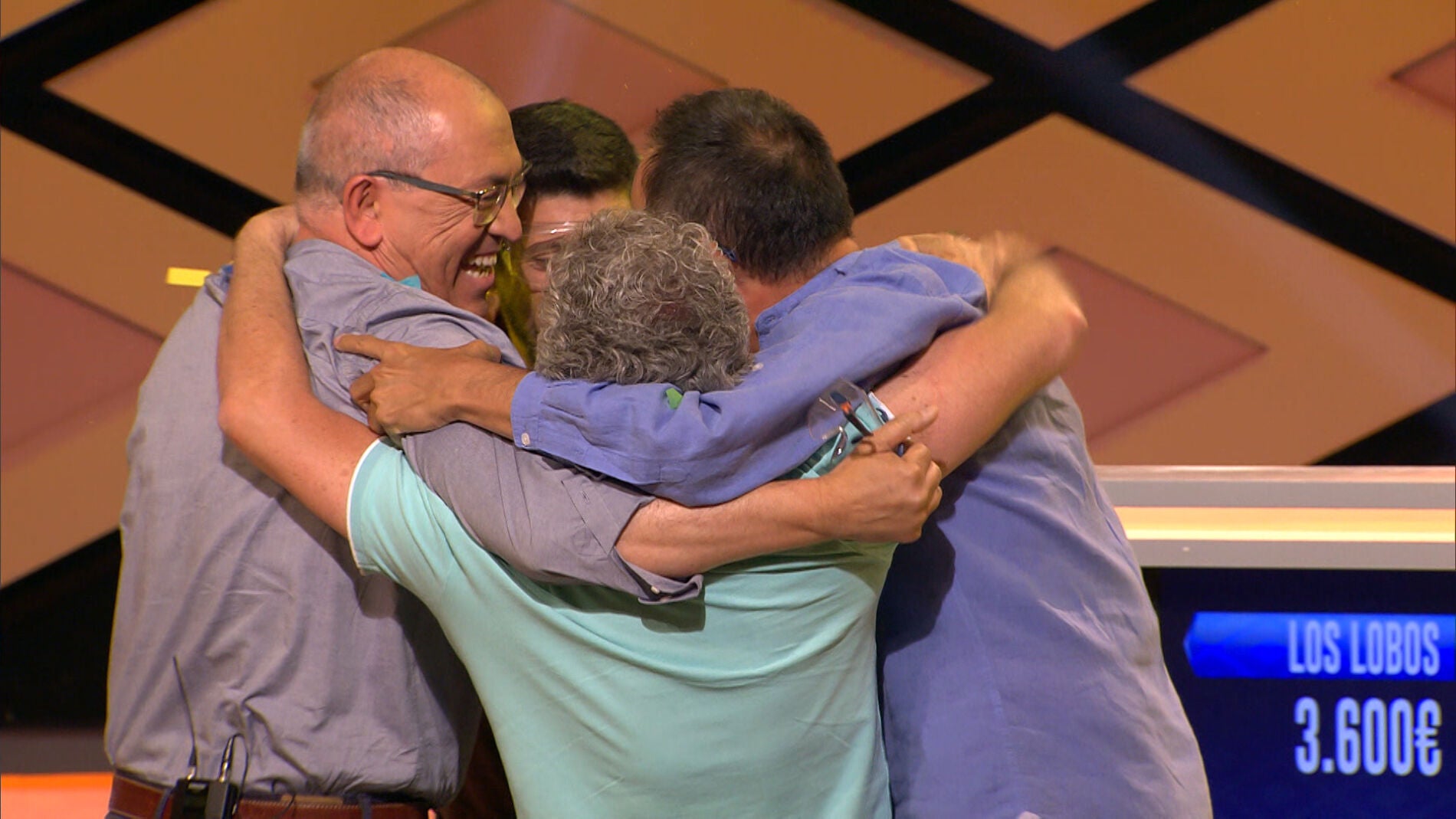 La emotiva reacci&oacute;n de 'Los Lobos' tras ganar en '&iexcl;Boom!' el mayor premio de la historia de la televisi&oacute;n