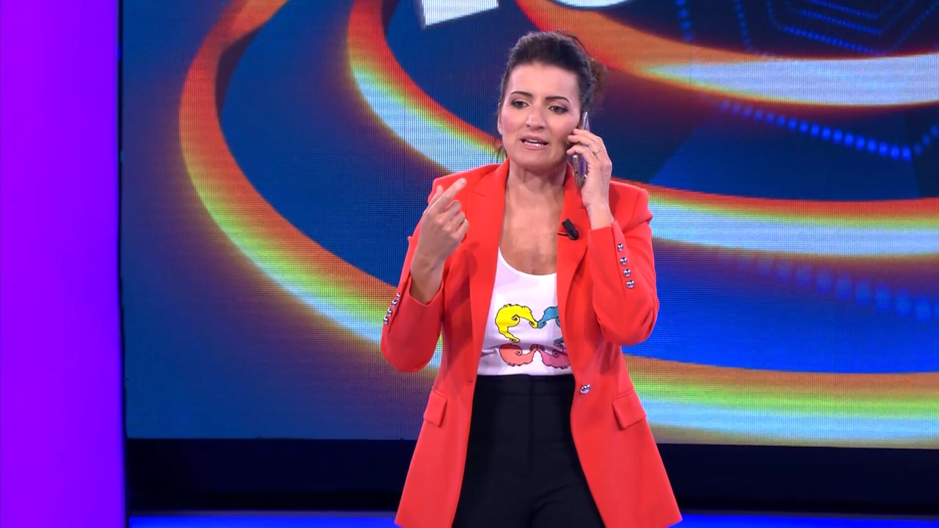 Silvia Abril y Juanra Bonet negocian en ‘¡Ahora caigo!’ los cambios en su camerino