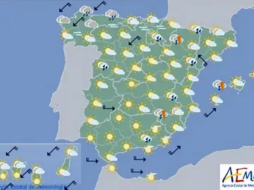 Una treintena de provincias está en riesgo por lluvias, tormentas y altas temperaturas Una treintena de provincias está en riesgo por lluvias, tormentas y altas temperaturas