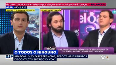 Santiago Abascal apela a su amistad con Albert Rivera para pedir que no se celebren unas nuevas elecciones