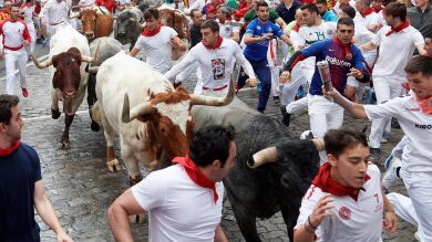 Cuarto encierro de San Fermín, en directo: Resumen, heridos y recorrido