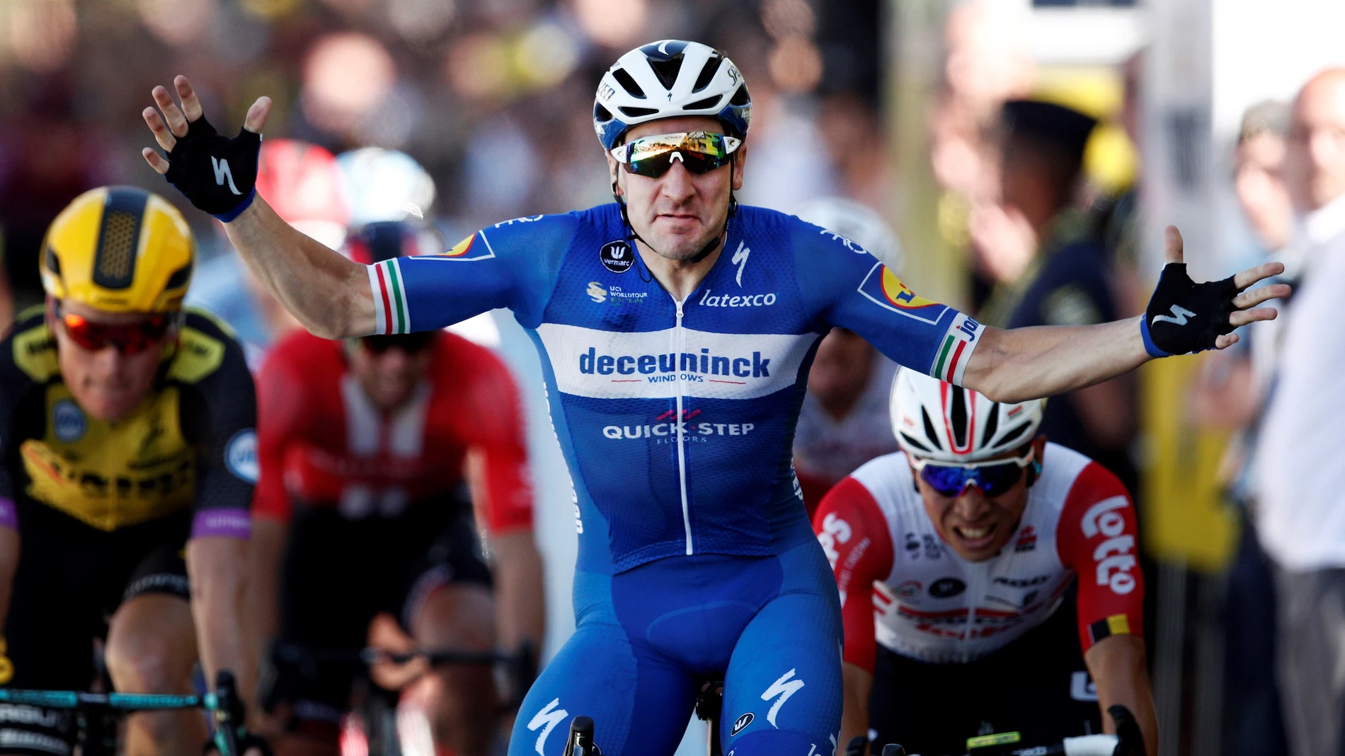 Viviani gana la cuarta etapa del Tour de Francia 2019 Viviani gana la cuarta etapa del Tour de Francia 2019