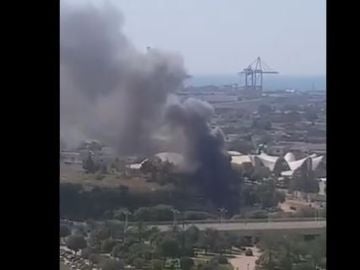 Incendio en el Oceanográfico