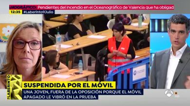 Suspenden a una opositora a maestra por culpa del teléfono movil: 