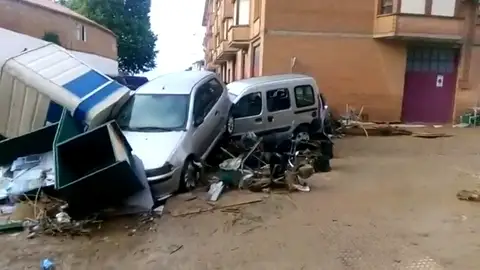 Así ha quedado Tafalla tras las graves inundaciones que han dejado al menos un fallecido Así ha quedado Tafalla tras las graves inundaciones que han dejado al menos un fallecido