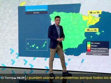 Perdurarán los avisos por tormentas y chubascos en Aragón y Cataluña