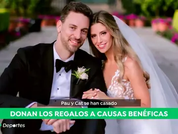 Pau Gasol se casa en secreto con Catherine McDonnell Pau Gasol se casa en secreto con Catherine McDonnell